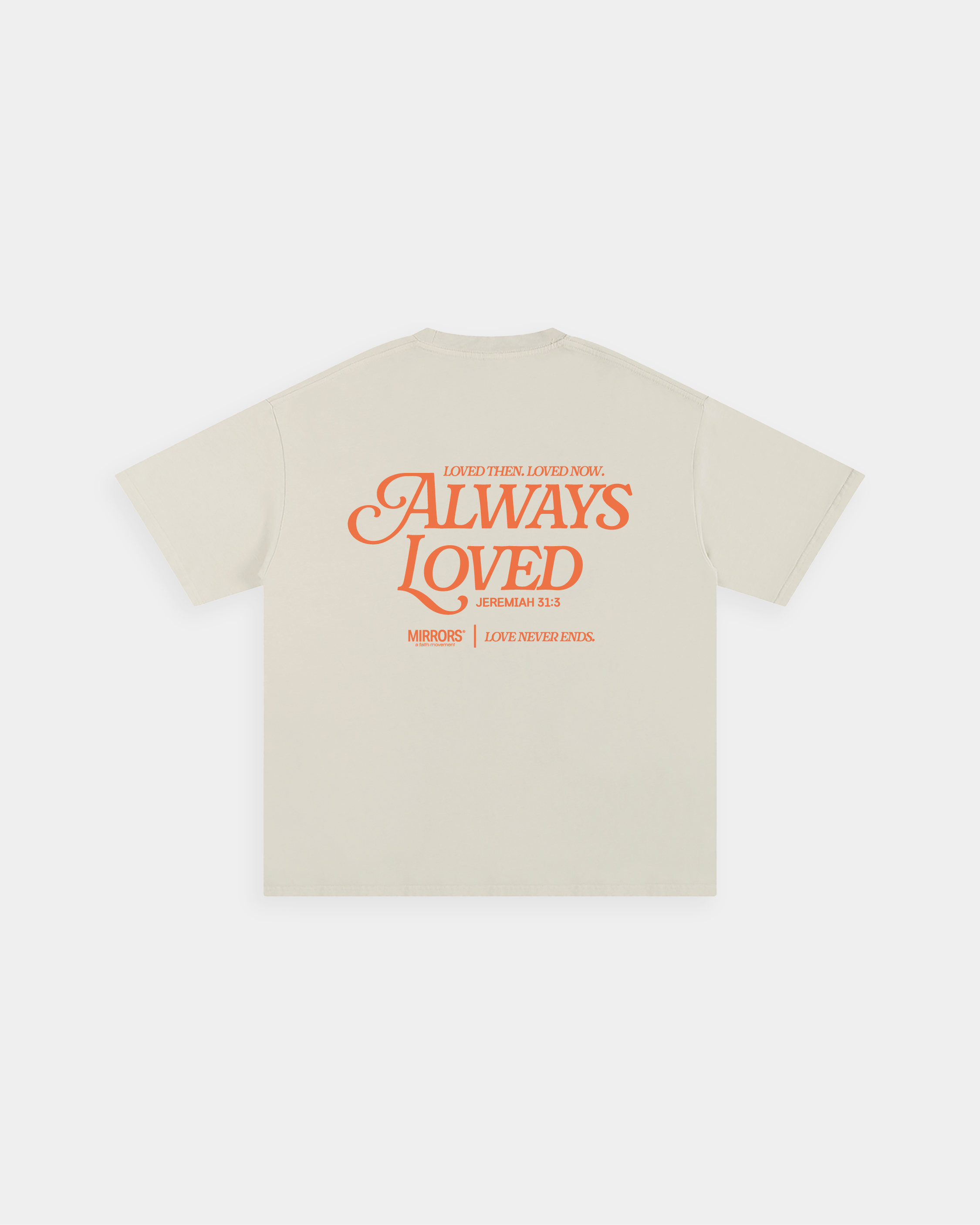 Always Loved Beige Loose Tee – Mirrors®